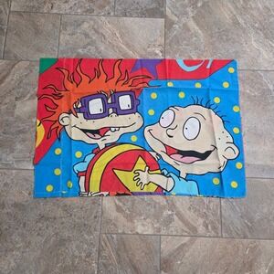 Vtg Rugrats Pillowcase Tommy Pickles Chuckie Finster Angelica‎ 90s Nickelodeon